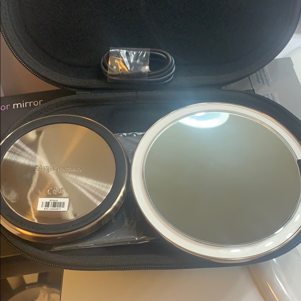 Sensor Mirror,10xMagnification,5”,Rose Gold, - Picture 2 of 2